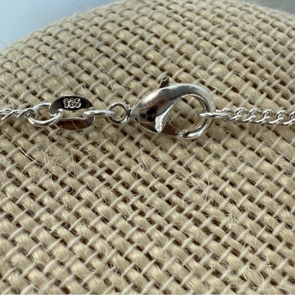 925 Silver - Shell Pendant With Opal - image 5